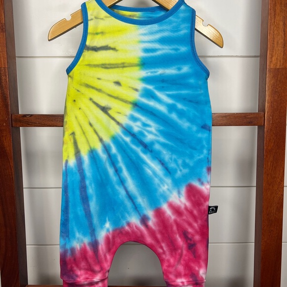 Rags Brand- Colorful Summer Tie-Dye Romper - Picture 4 of 4